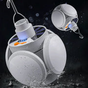 Solar Outdoor Folding Light Portable USB Rechargeable LED Bulb