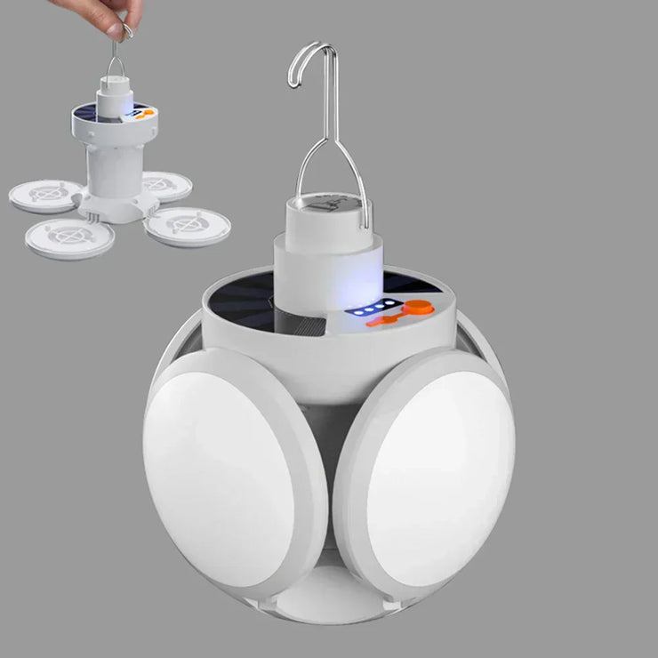 Solar Outdoor Folding Light Portable USB Rechargeable LED Bulb